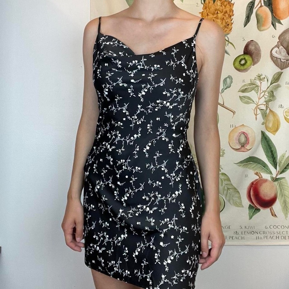 Urban Outfitters Women's Black and White Dress